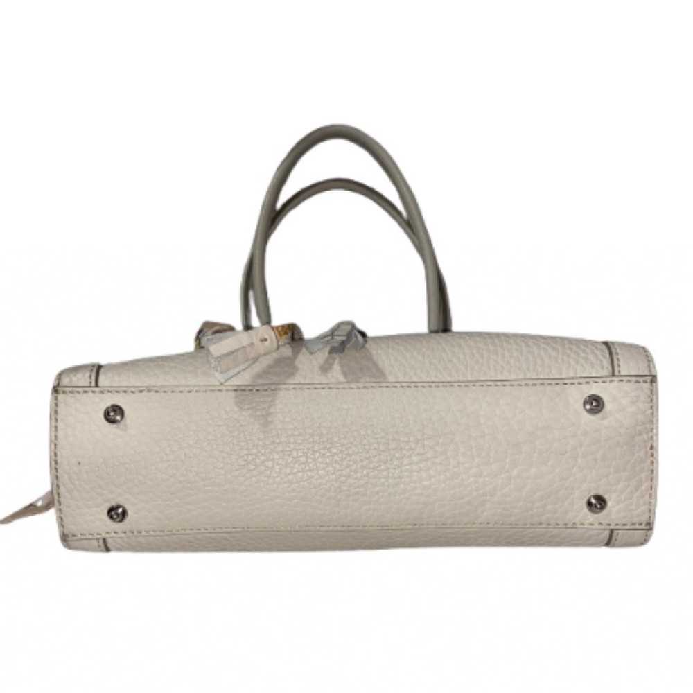 Dooney & Bourke Cream Leather Shoulder Bag - Picture 3 of 8